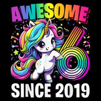 Unicorn 6th Birthday 6 Year Old Unicorn Party Mug
