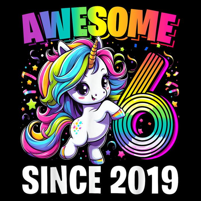 Unicorn 6th Birthday 6 Year Old Unicorn Party Mug