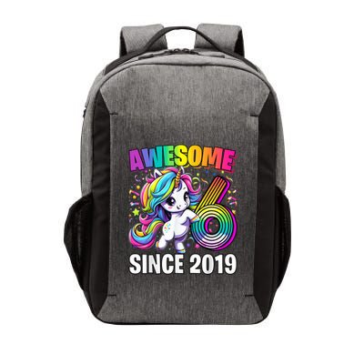 Unicorn 6th Birthday 6 Year Old Unicorn Party Vector Backpack