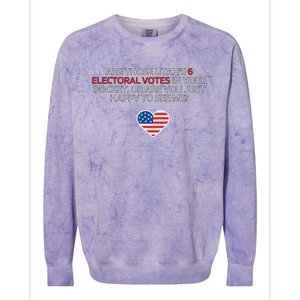 UtahS 6 Electoral Votes U.S. Politics Humorous Colorblast Crewneck Sweatshirt