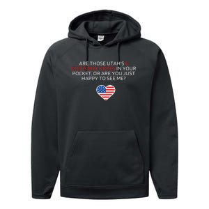 UtahS 6 Electoral Votes U.S. Politics Humorous Performance Fleece Hoodie