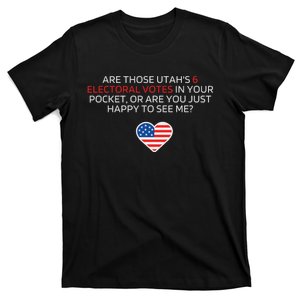 UtahS 6 Electoral Votes U.S. Politics Humorous T-Shirt