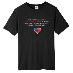 UtahS 6 Electoral Votes U.S. Politics Humorous Tall Fusion ChromaSoft Performance T-Shirt