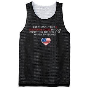 UtahS 6 Electoral Votes U.S. Politics Humorous Mesh Reversible Basketball Jersey Tank