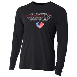 UtahS 6 Electoral Votes U.S. Politics Humorous Cooling Performance Long Sleeve Crew