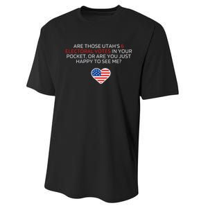 UtahS 6 Electoral Votes U.S. Politics Humorous Performance Sprint T-Shirt