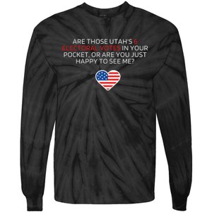 UtahS 6 Electoral Votes U.S. Politics Humorous Tie-Dye Long Sleeve Shirt