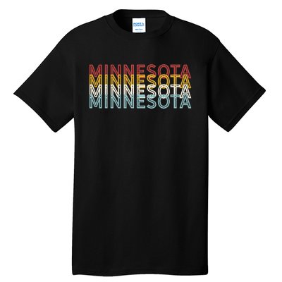 USA 70's State Retro Vintage Minnesota Tall T-Shirt