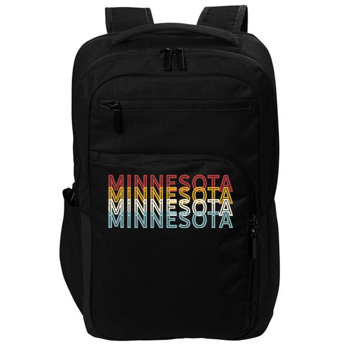 USA 70's State Retro Vintage Minnesota Impact Tech Backpack