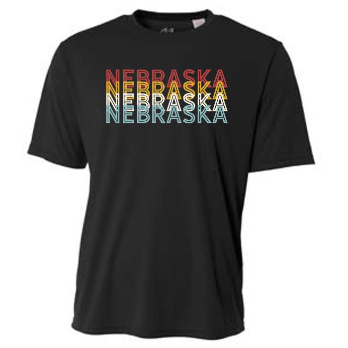 USA 70's State Retro Vintage Nebraska Cooling Performance Crew T-Shirt