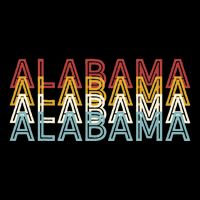 Usa 70S State Retro Vintage Alabama Doggie Tank