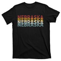 Usa 70s State Retro Vintage Nebraska T-Shirt