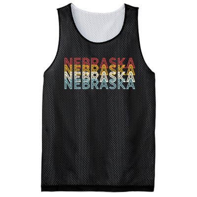 Usa 70s State Retro Vintage Nebraska Mesh Reversible Basketball Jersey Tank