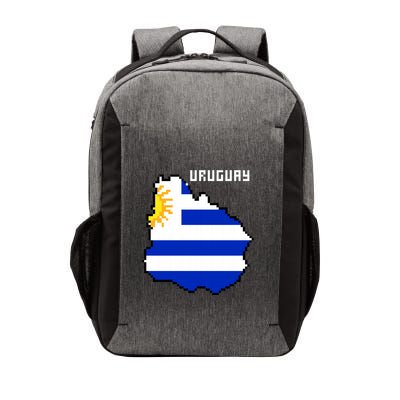 Uruguay 8 Bit Pixelated Vector Backpack
