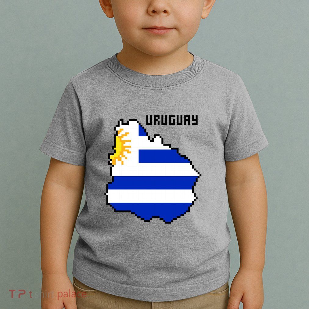 Uruguay 8 Bit Pixelated Toddler T-Shirt