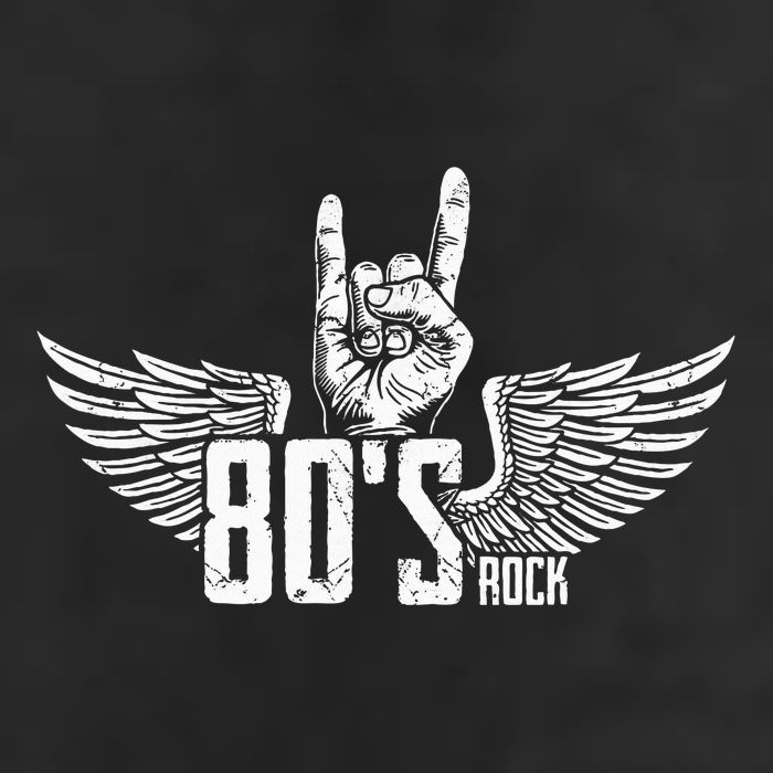 Usa 80 S Style Rock Concert Poster 80s Rock Band 7 Panel Mesh Trucker Snapback Hat