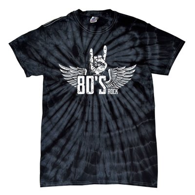 Usa 80 S Style Rock Concert Poster 80s Rock Band Tie-Dye T-Shirt