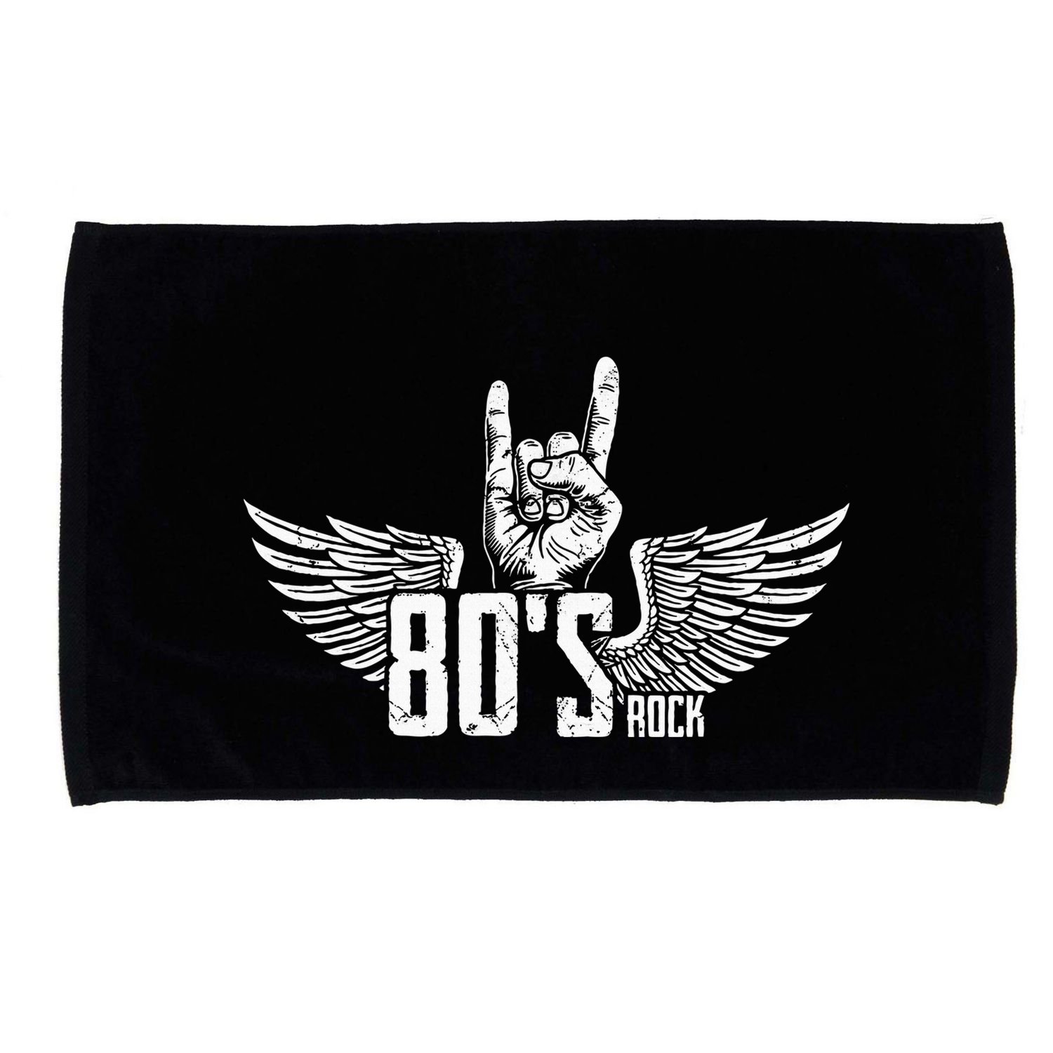 Usa 80 S Style Rock Concert Poster 80s Rock Band Microfiber Hand Towel