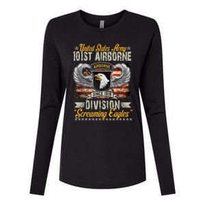 U.S Army 101St Airborne Division Veteran Veterans Day Womens Cotton Relaxed Long Sleeve T-Shirt