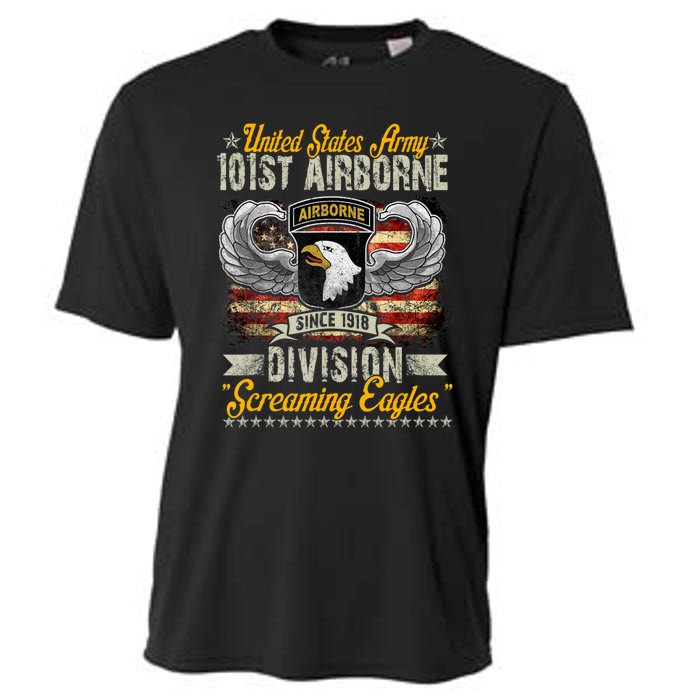 U.S Army 101St Airborne Division Veteran Veterans Day Cooling Performance Crew T-Shirt