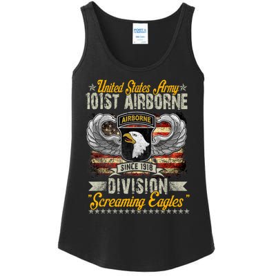 U.S Army 101St Airborne Division Veteran Veterans Day Ladies Essential Tank