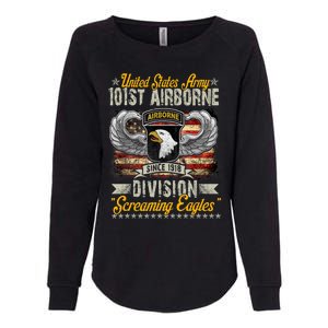 U.S Army 101St Airborne Division Veteran Veterans Day Womens California Wash Sweatshirt