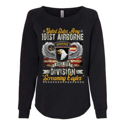 U.S Army 101St Airborne Division Veteran Veterans Day Womens California Wash Sweatshirt