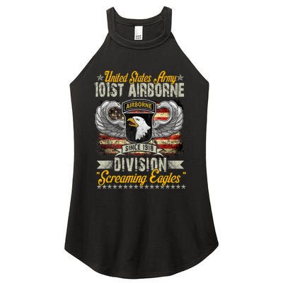 U.S Army 101St Airborne Division Veteran Veterans Day Women's Perfect Tri Rocker Tank