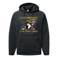 U.S Army 101st Airborne Division Veteran Screaming Eagle Performance Fleece Hoodie