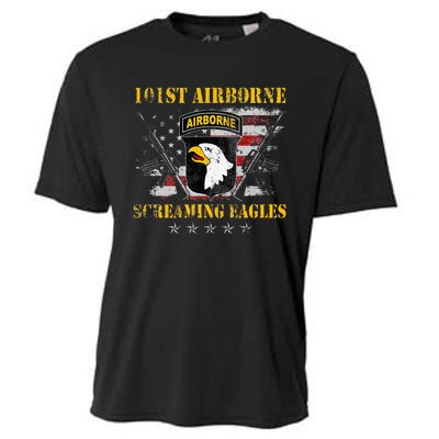 U.S Army 101st Airborne Division Veteran Screaming Eagle Cooling Performance Crew T-Shirt