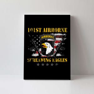 U.S Army 101st Airborne Division Veteran Screaming Eagle Canvas