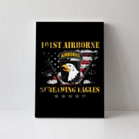 U.S Army 101st Airborne Division Veteran Screaming Eagle Canvas