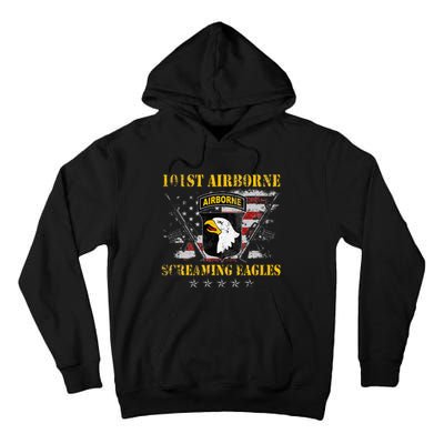 U.S Army 101st Airborne Division Veteran Screaming Eagle Tall Hoodie