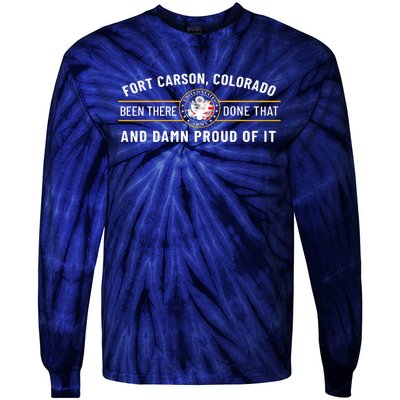 Us Army 4th Infantry Division Fort Carson Colorado Veteran Tie-Dye Long Sleeve Shirt