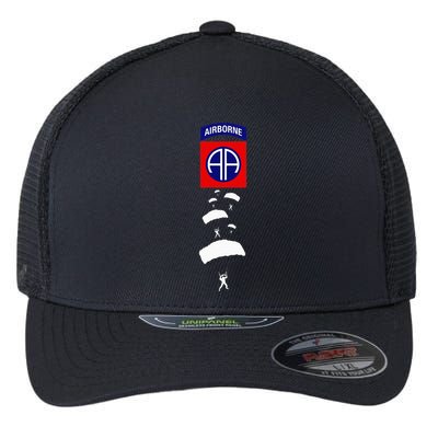 U.S A.R.M.Y 82nd Airborne Veteran Day Gift Flexfit Unipanel Trucker Cap