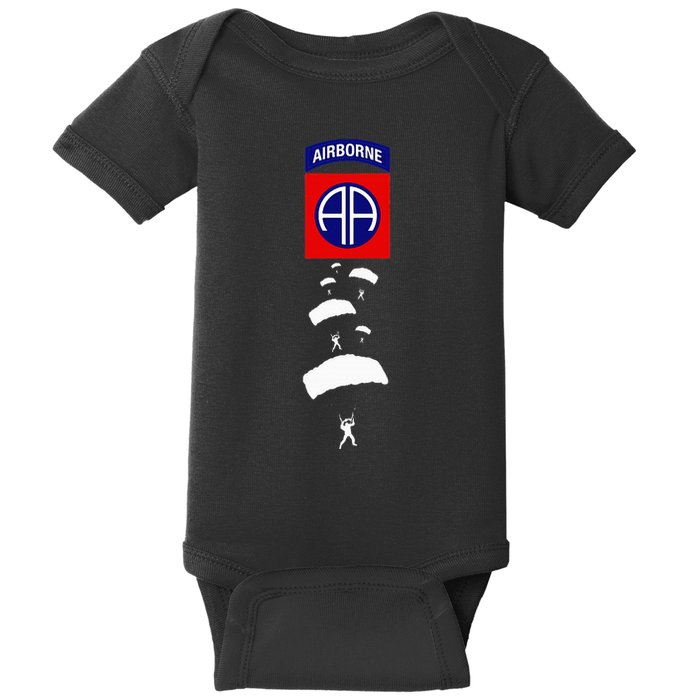 U.S A.R.M.Y 82nd Airborne Veteran Day Gift Baby Bodysuit