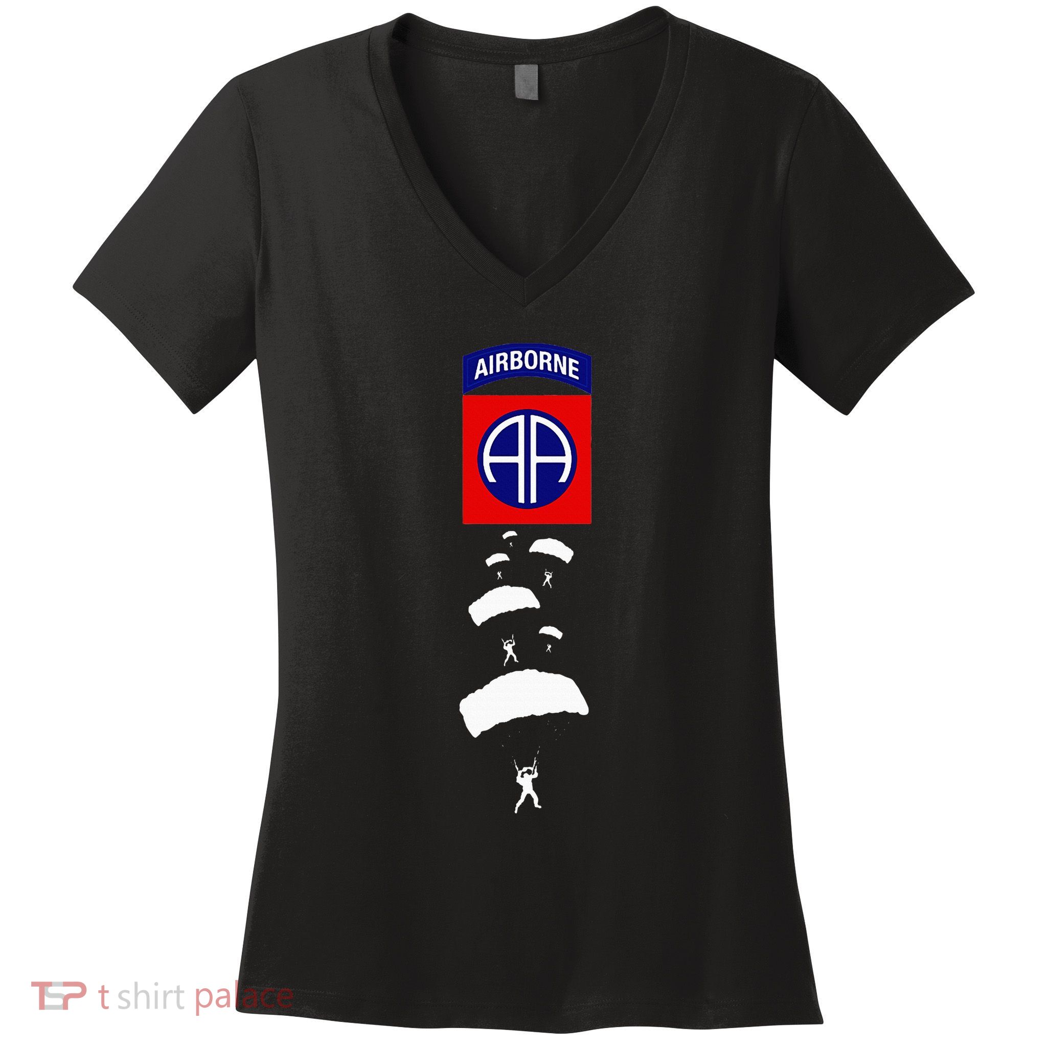 U.S A.R.M.Y 82nd Airborne Veteran Day Gift Women's V-Neck T-Shirt