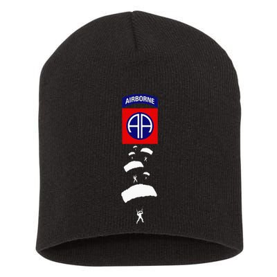 U.S A.R.M.Y 82nd Airborne Veteran Day Gift Short Acrylic Beanie