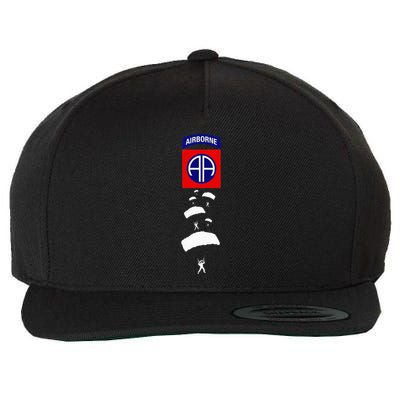 U.S A.R.M.Y 82nd Airborne Veteran Day Gift Wool Snapback Cap
