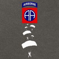 U.S A.R.M.Y 82nd Airborne Veteran Day Gift Cotton Canvas Backpack
