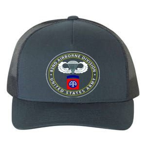 US Army 82nd AIRBORNE Division Veteran Yupoong Adult 5-Panel Trucker Hat