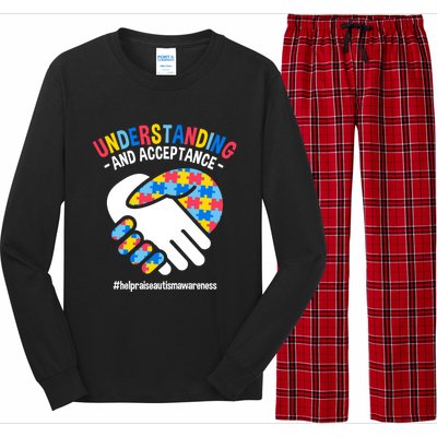 Understanding And Acceptance Autism Awareness Great Gift Long Sleeve Pajama Set