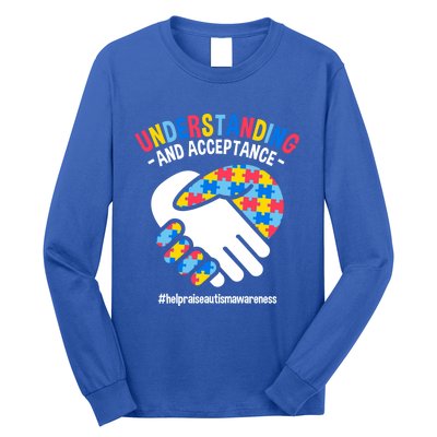 Understanding And Acceptance Autism Awareness Great Gift Long Sleeve Shirt