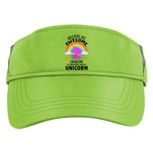 Unicorns Are Awesome I Am Awesome Therefore I Am A Unicorn Adult Drive Performance Visor