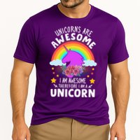 Unicorns Are Awesome I Am Awesome Therefore I Am A Unicorn Performance Shirt
