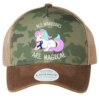 Unicorn ALS Awareness , ALS Warrior Legacy Tie Dye Trucker Hat