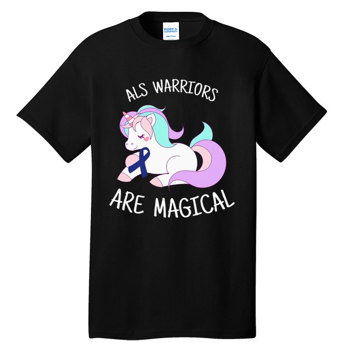 Unicorn ALS Awareness , ALS Warrior Tall T-Shirt