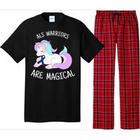 Unicorn ALS Awareness , ALS Warrior Pajama Set