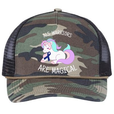 Unicorn ALS Awareness , ALS Warrior Retro Rope Trucker Hat Cap