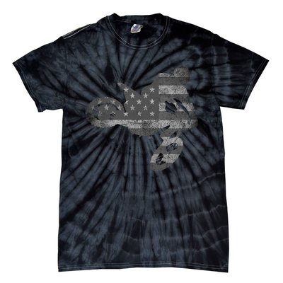 U.S Army Air National Guard Veteran Retired Military Vintage Tie-Dye T-Shirt